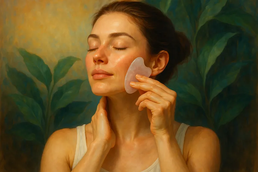 Haluatko lisää hehkua kasvoille, keveyttä leukaperiin ja helpotusta
niska-hartiaseudun jännityksiin – lempeästi ja luonnollisesti? Tämä
guasha-kurssi on sinua varten.

Aikataulu: Torstaisin 21.5.-4.6.2026 to klo 17.30-19.30

Opetusmuoto: Ensimmäinen kert