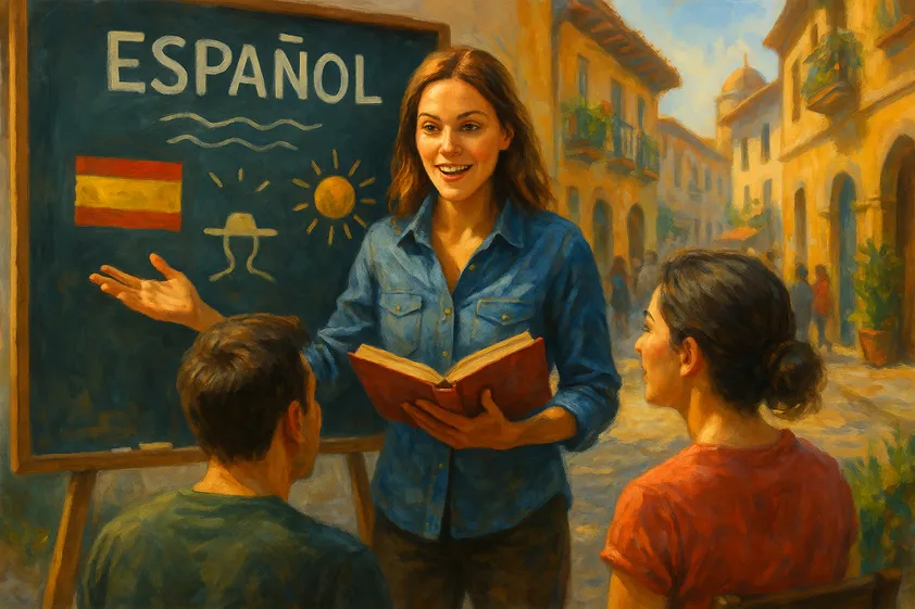Tervetuloa rennolle ja innostavalle, mutta samalla tehokkaalle espanjan
lyhytkurssille! Kurssilla syvennät osaamistasi kuunnellen, lukien ja ennen
kaikkea käyttämällä espanjaa merkityksellisissä tilanteissa. Rakennamme yhdessä
tarinoita ja keskusteluja, 